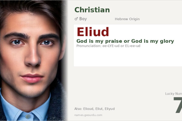 Eliud Name Meaning — Hebrew Origin, Biblical Significance & Details (2025)