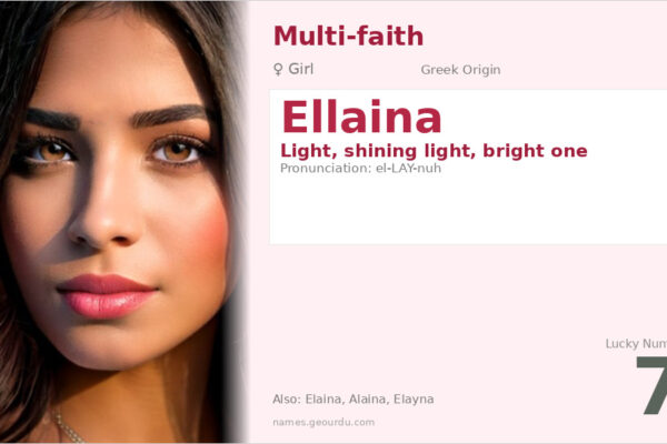 Ellaina Name Meaning — Greek Origin, Girl Name & Etymology (2025)
