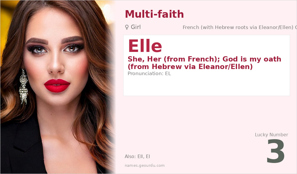 Elle Name Meaning and Details