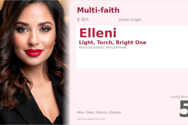 Elleni Name Meaning — Greek Origin, Girl Name & History (2025)