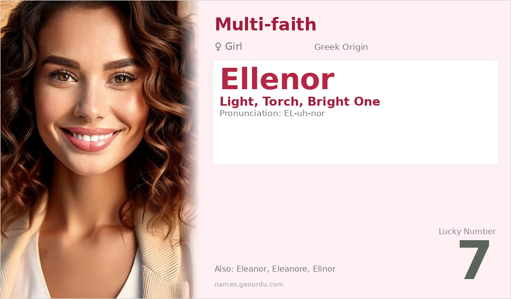 Ellenor Name Meaning and Details