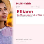 Elliann Name Meaning and Details