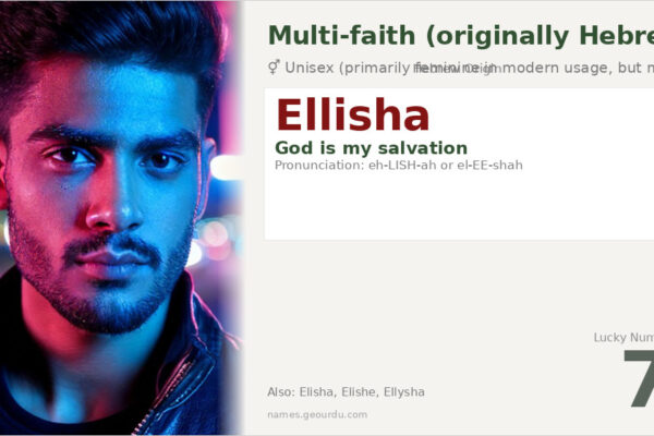 Ellisha Name Meaning — Hebrew Origin, Gender & Details (2025)