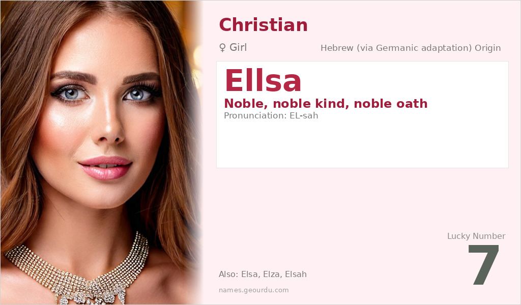 Ellsa Name Meaning and Details