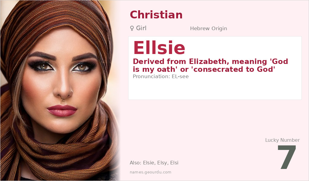 Ellsie Name Meaning and Details