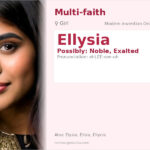 Ellysia Name Meaning and Details