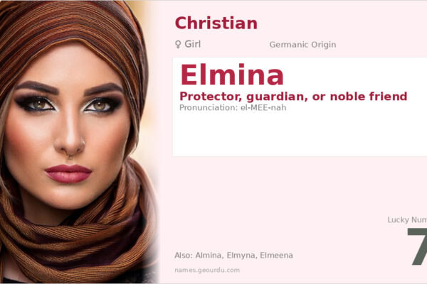 Elmina Name Meaning — Germanic Origin, Girl Name & History (2025)