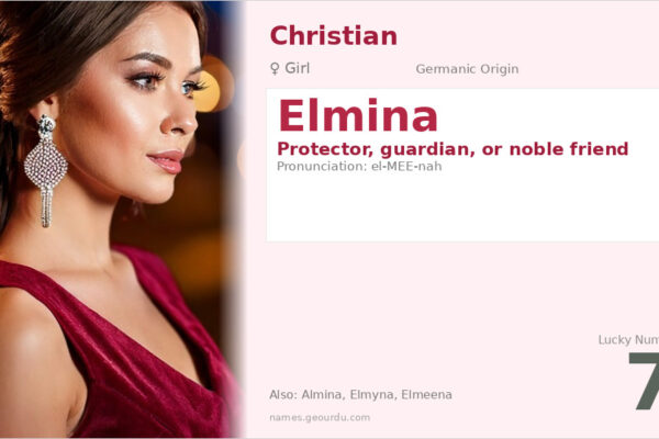 Elmina Name Meaning — Germanic Origin, Girl Name & History (2025)