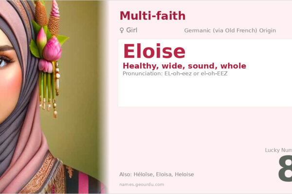 Eloise Name Meaning — Origin, Gender & Details (2025)