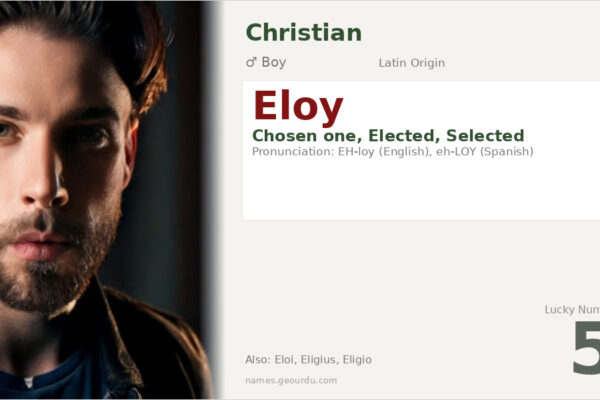 Eloy Name Meaning — Latin Origin, Boy Name & History (2025)