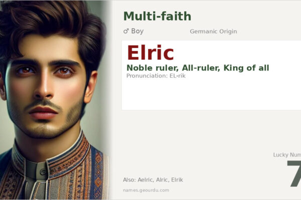 Elric Name Meaning — Germanic Origin, Boy Name & Details (2025)