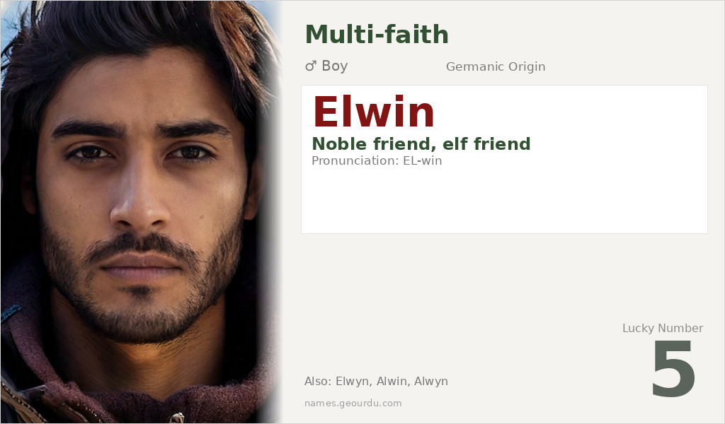 Elwin Name Meaning and Details