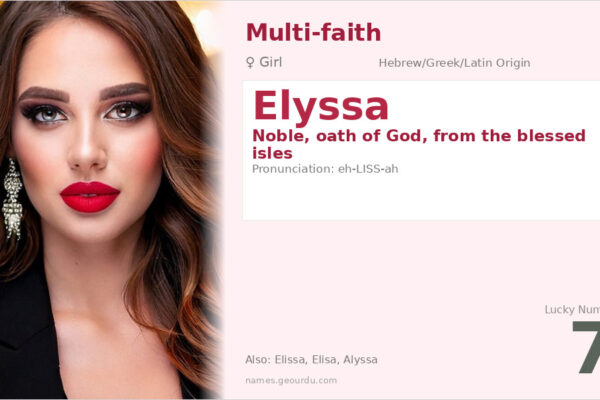 Elyssa Name Meaning — Hebrew Origin, Girl Name & History (2025)