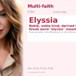 Elyssia Name Meaning and Details