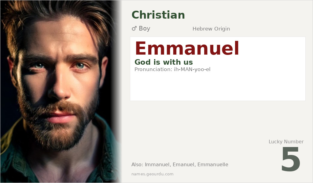 Emmanuel Name Meaning and Details