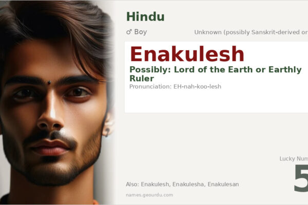Enakulesh Name Meaning — Origin, Gender & Details (2025)