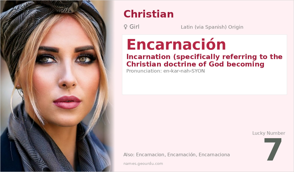Encarnación Name Meaning and Details