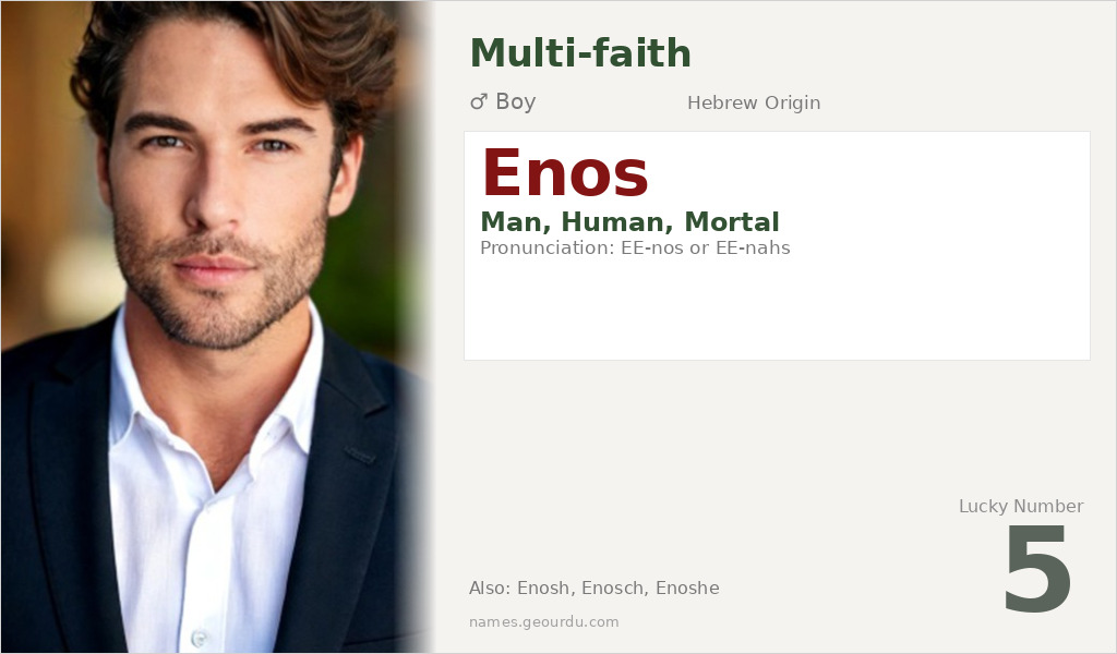 Enos Name Meaning and Details