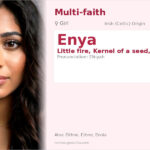 Enya Name Meaning and Details