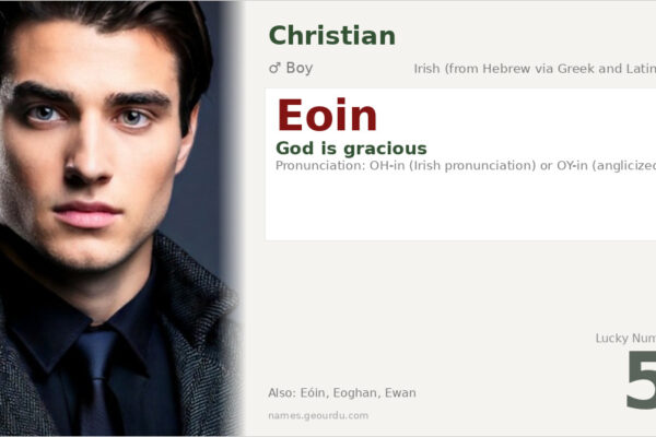 Eoin Name Meaning — Irish Origin, Boy Name & History (2025)