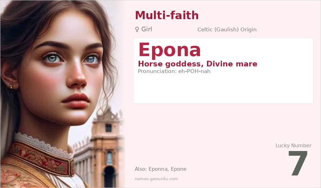 Epona Name Meaning and Details