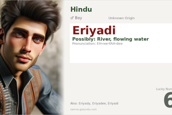 Eriyadi Name Meaning — Origin, Gender & Details (2025)