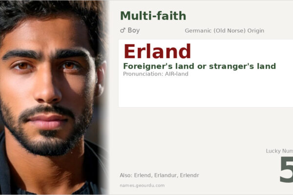 Erland Name Meaning — Scandinavian Origin, Boy’s Name & History (2025)