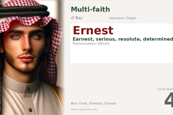 Ernest Name Meaning — Germanic Origin, Boy Name & History (2025)