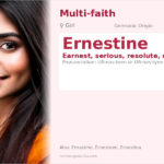 Ernestine Name Meaning and Details