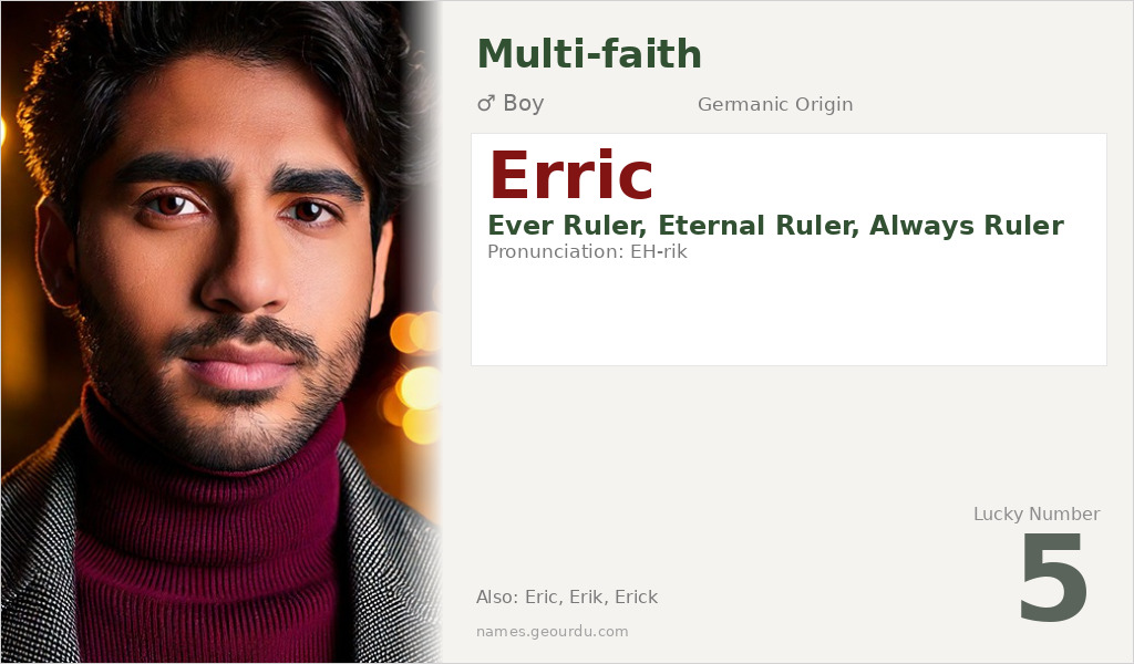 Erric Name Meaning and Details
