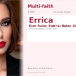 Errica Name Meaning and Details