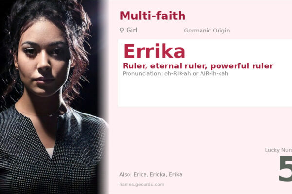Errika Name Meaning — Germanic Origin, Girl Name & Details (2025)