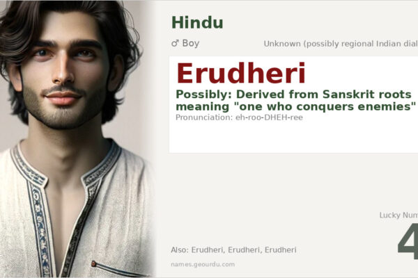 Erudheri Name Meaning — Origin, Gender & Details (2025)