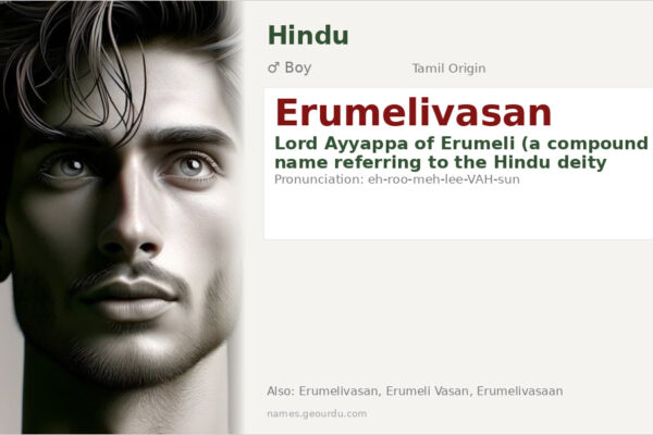 Erumelivasan Meaning — Tamil Hindu Boy Name for Lord Ayyappa (2025)