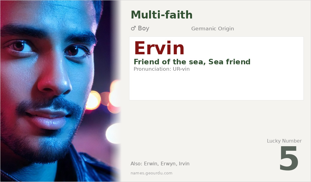 Ervin Name Meaning and Details