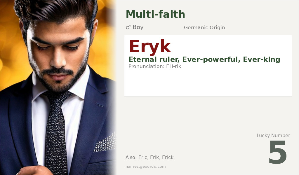 Eryk Name Meaning and Details