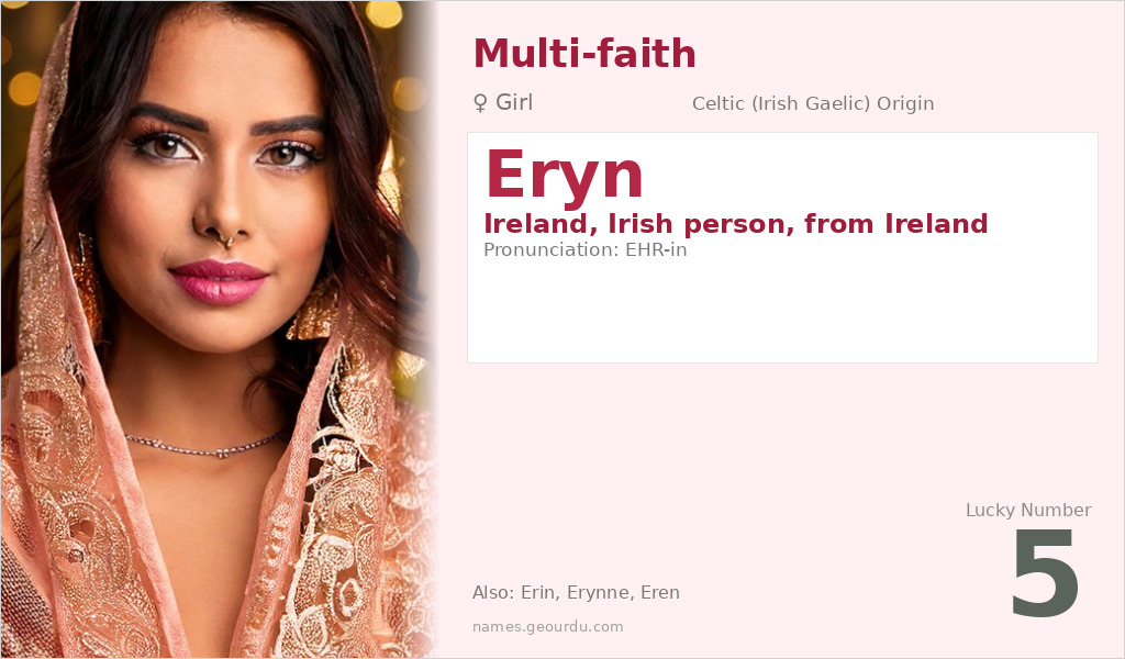 Eryn Name Meaning and Details