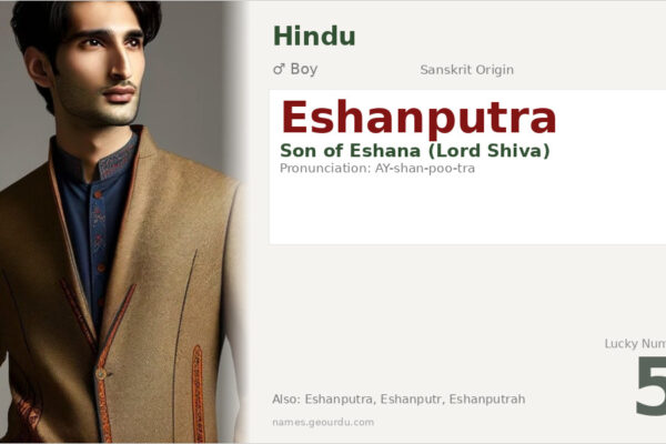 Eshanputra Meaning — Sanskrit Origin, Boy Name & Details (2025)
