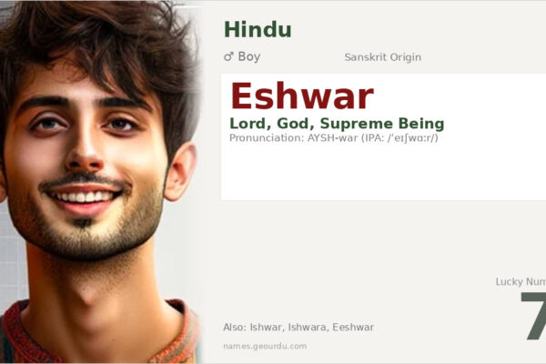 Eshwar Name Meaning — Sanskrit Origin, Boy & Hindu Details (2025)