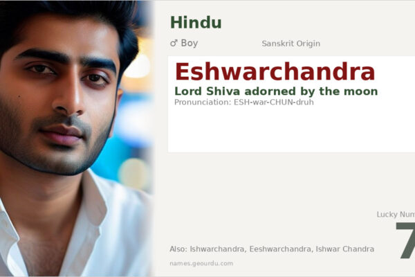 Eshwarchandra Name Meaning — Sanskrit Origin, Boy Name & Details (2025)
