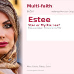 Estee Name Meaning and Details