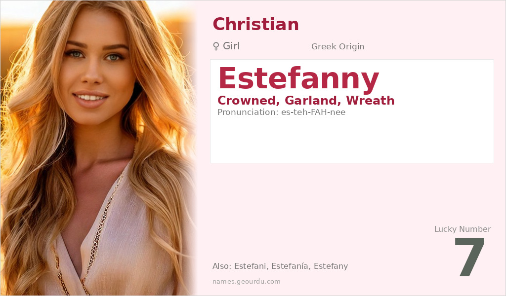 Estefanny Name Meaning and Details