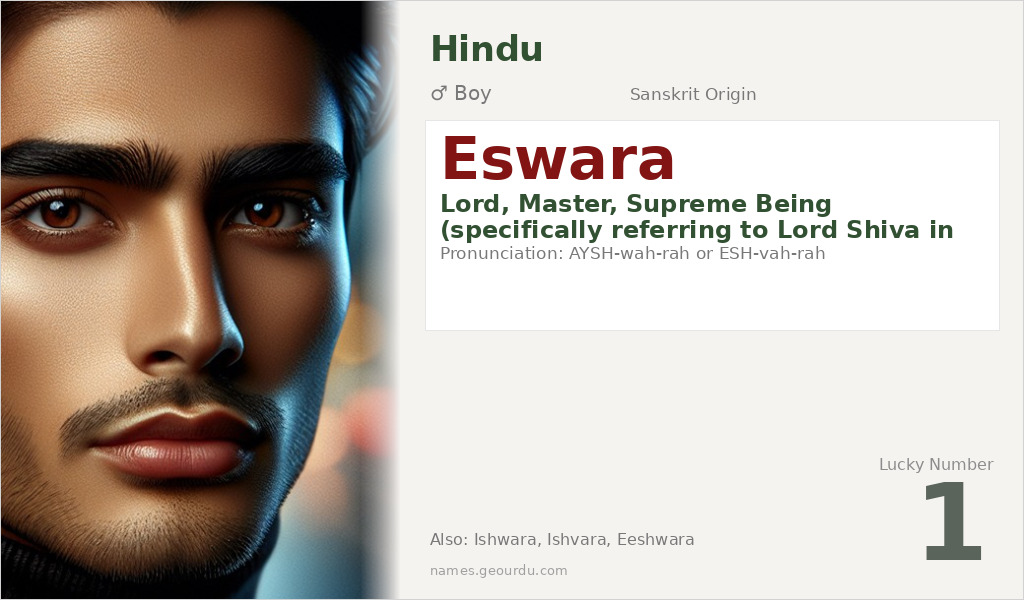 Eswara Name Meaning and Details