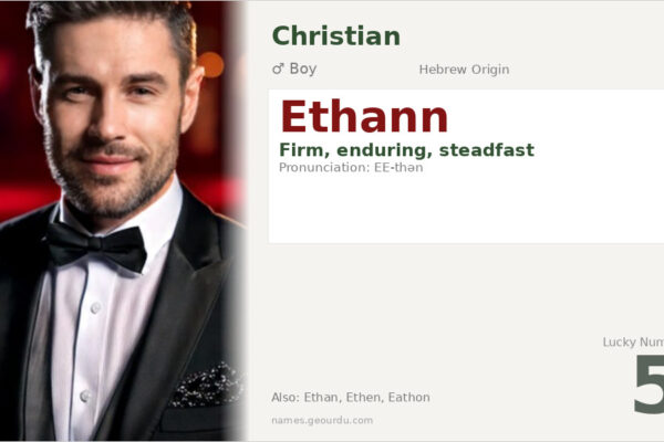 Ethann Name Meaning — Hebrew Origin, Boy Name & Details (2025)