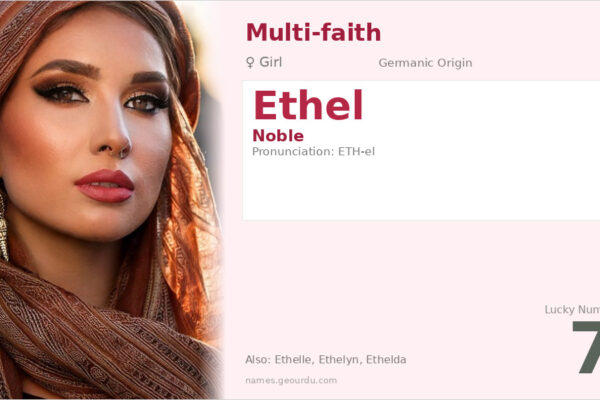 Ethel Name Meaning — Noble Origin, Girl Name & History (2025)