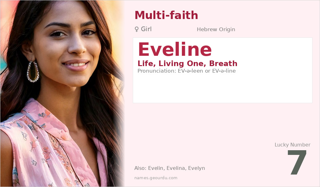 Eveline Name Meaning and Details