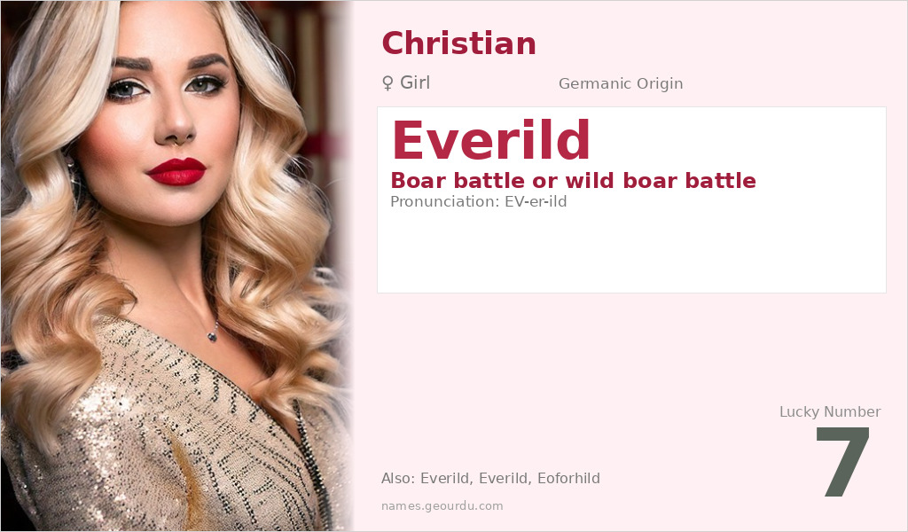 Everild Name Meaning and Details