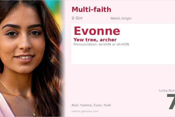 Evonne Name Meaning — Welsh Origin, Girl Name & Complete Guide (2025)