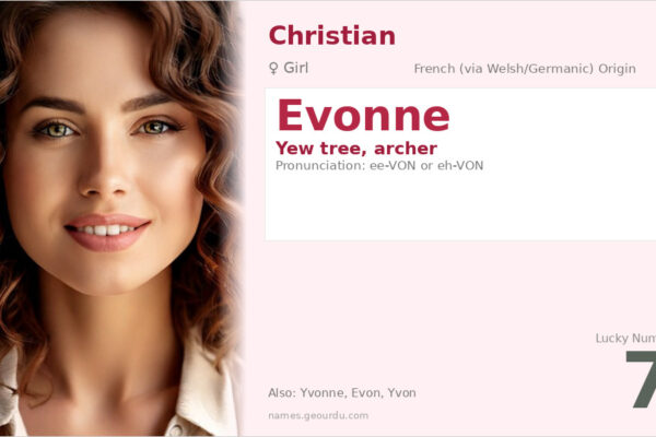 Evonne Name Meaning — Origin, Gender & Details (2025)