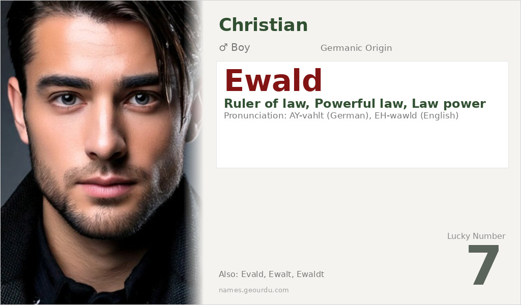 Ewald Name Meaning and Details